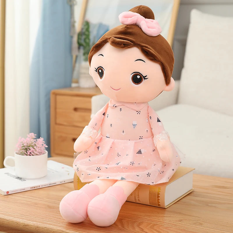 40cm Kawaii Plush Girl Dolls with Lace Clothes Soft Stuffed Dolls Lovely Plush Toys Girl Toys Kids Birthday Valentine Gift