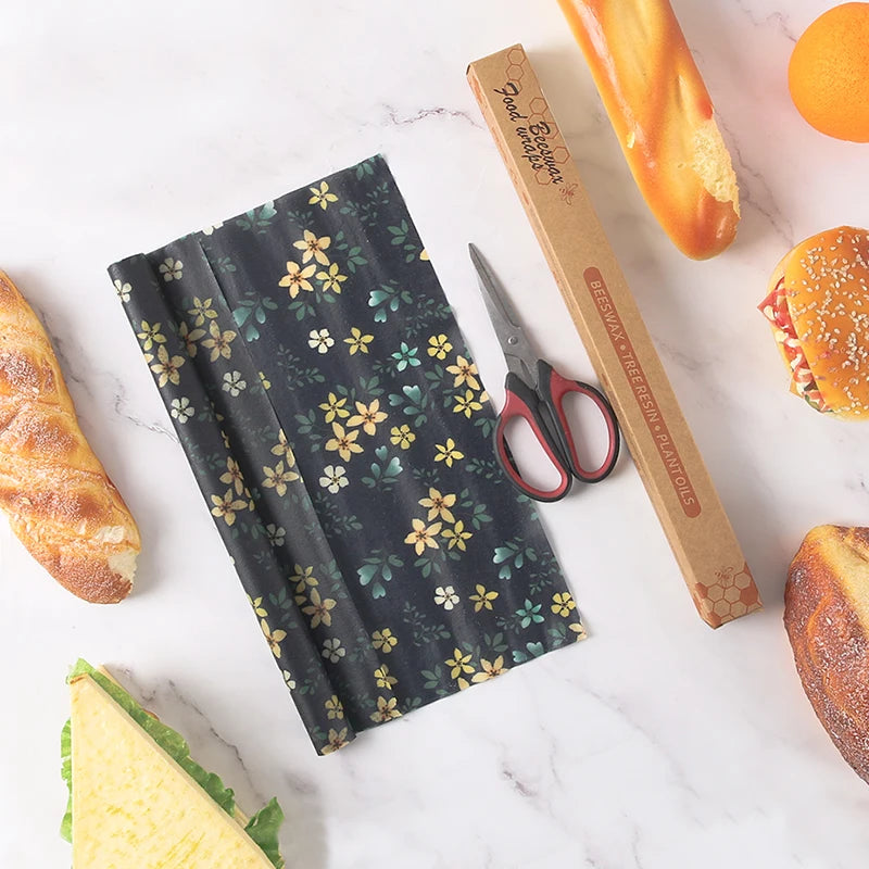 Weedi Reusable Beeswax Wrap Roll - Eco-Friendly, Plastic-Free Food Wrap