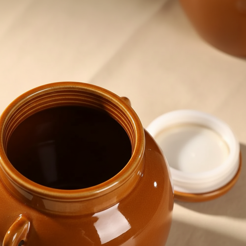 Mason lid mechanism detail