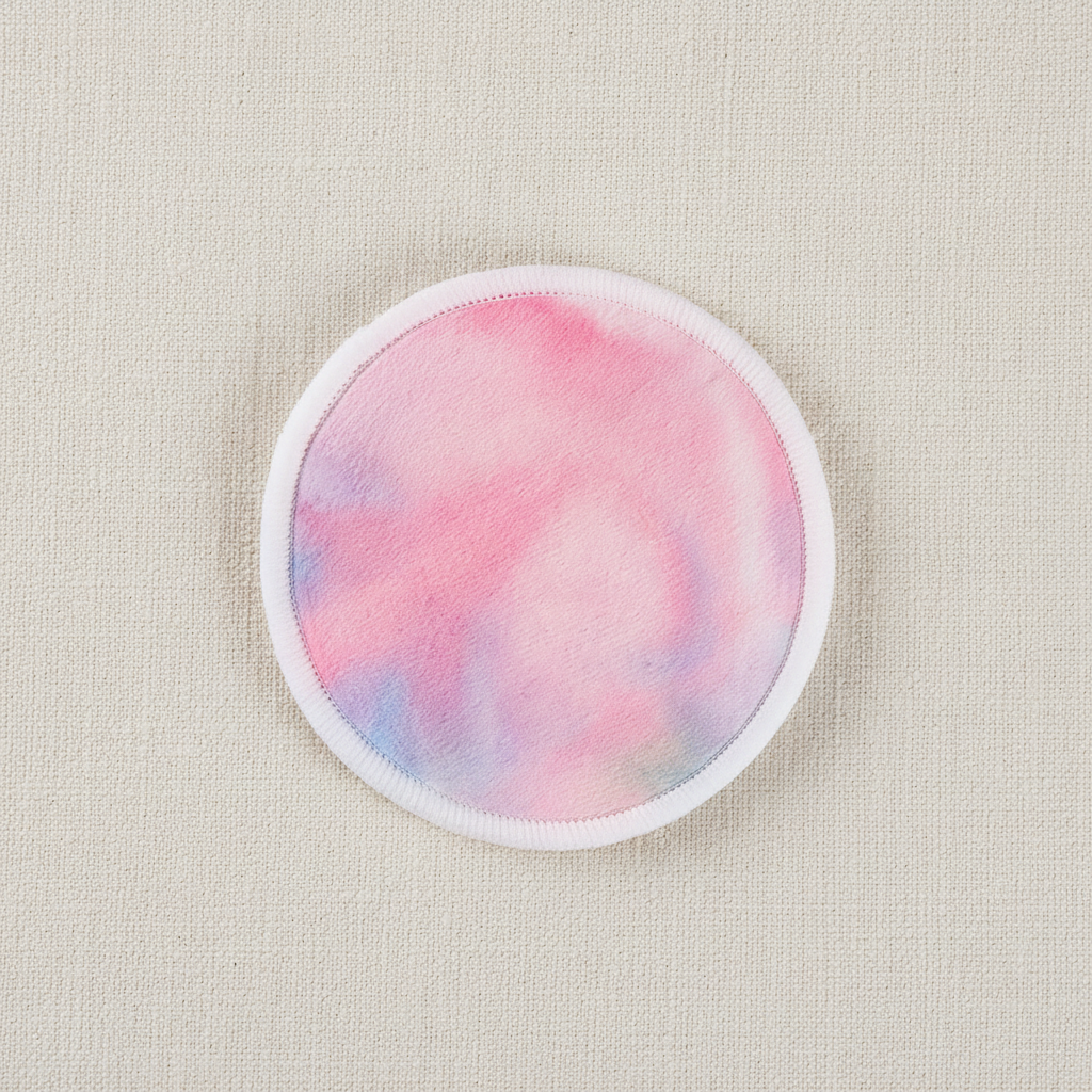 Pink Watercolor Pad Flat Lay